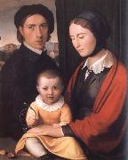 Friedrich overbeck The Artist with his Family China oil painting reproduction